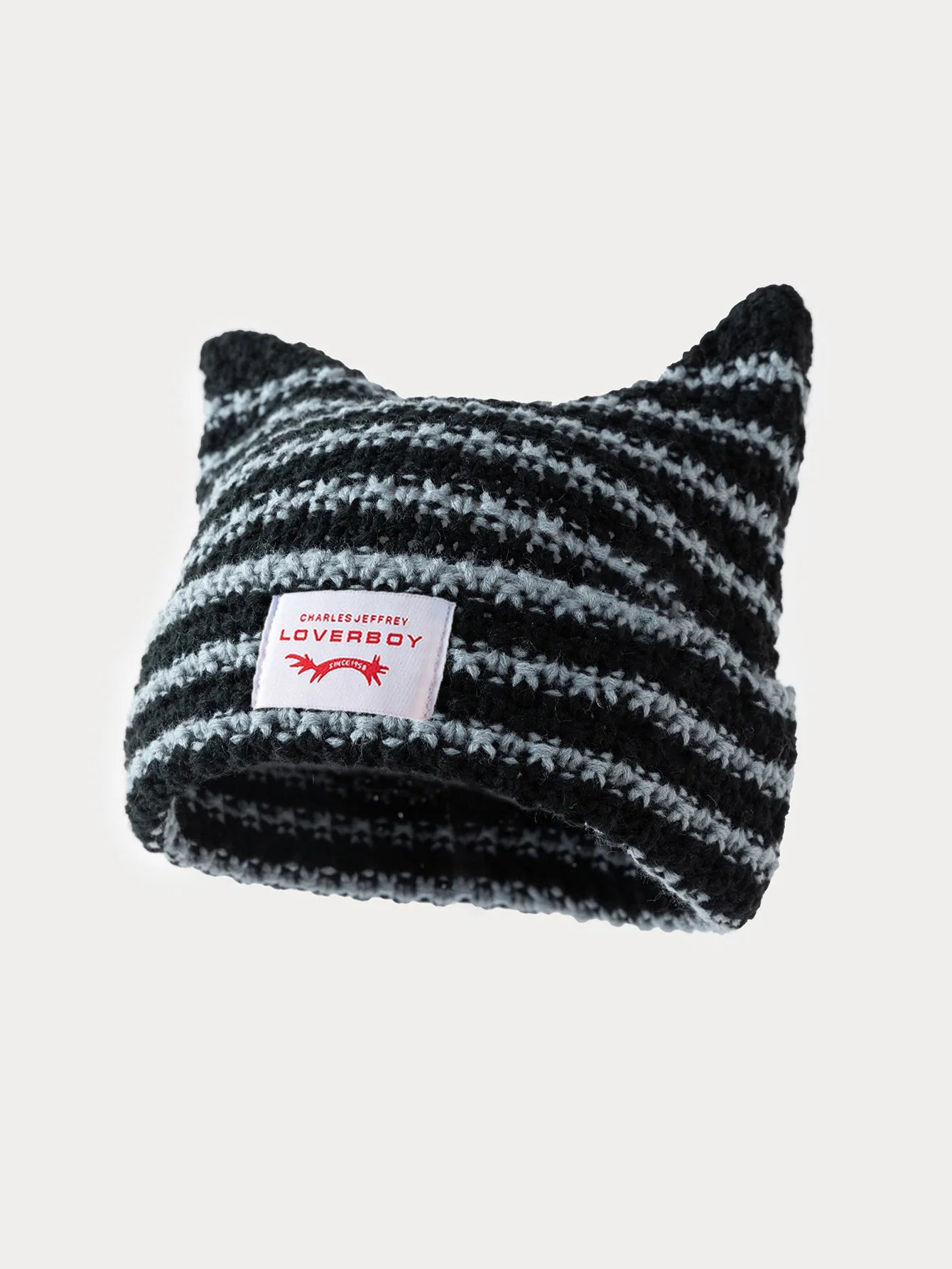 Handmade Stripe Knit Beanie